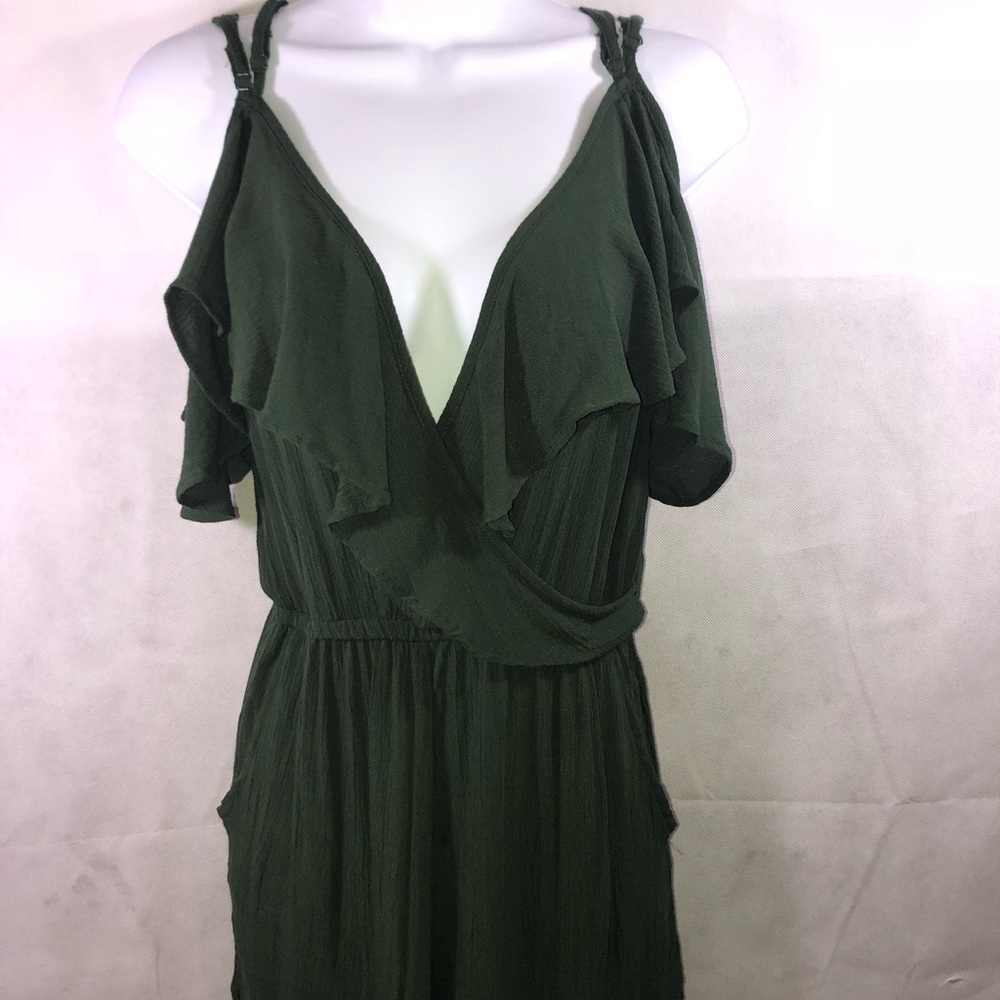 Brand new W/T olive romper!